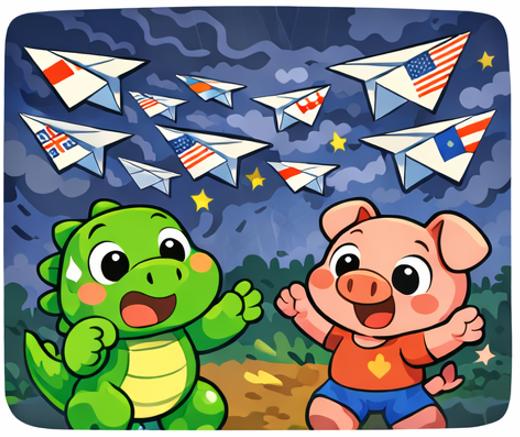 Биба и Андрюша в гората